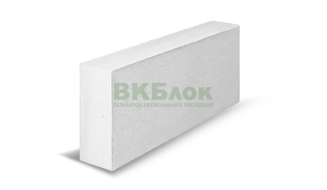 Газобетон ВКБлок D400 625х150х250 мм