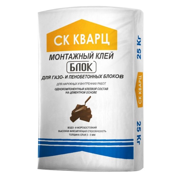 Монтажный клей БЛОК ГОСТ СК Кварц, 25 кг фото 0